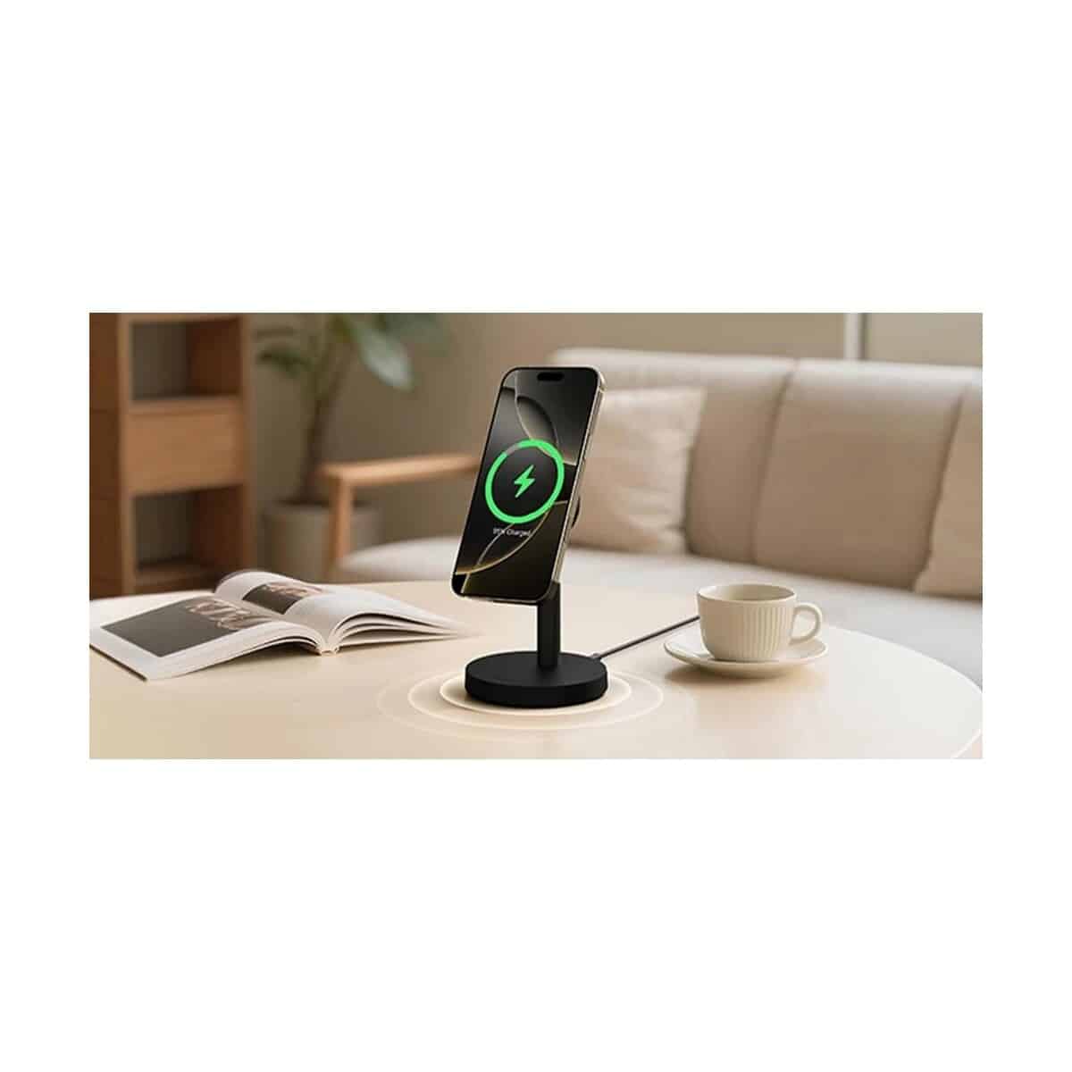 Ładowarki z logo – magnetyczna ładowarka bezprzewodowa 25w aukey VAM16-03_ATM04 Magnetyczna ładowarka bezprzewodowa 25W Aukey VAM16-03_ATM04