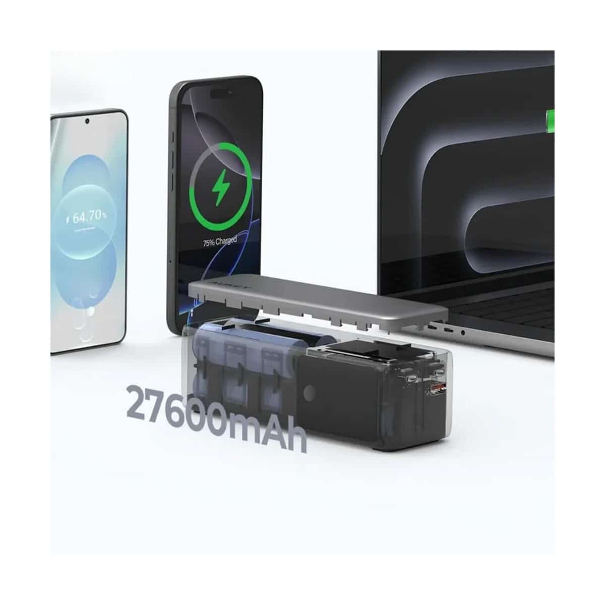 Powerbanki z logo – power bank 27600 mah, 140 w, aukey VAM15-32_ATM05 Power bank 27600 mAh, 140 W, Aukey VAM15-32_ATM05