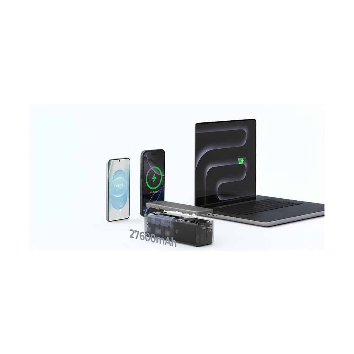 Powerbanki z logo – power bank 27600 mah, 140 w, aukey VAM15-32_ATM06 Power bank 27600 mAh, 140 W, Aukey VAM15-32_ATM06