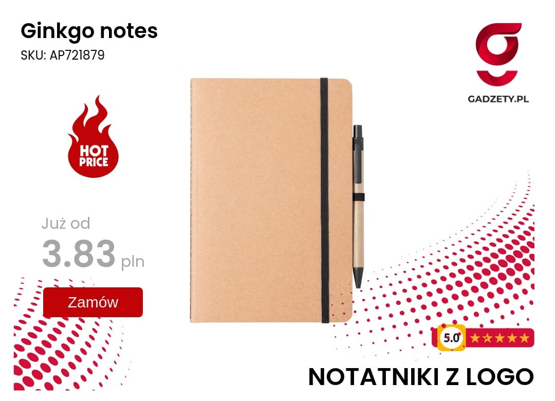 Ginkgo notes Notatnik Ginkgo