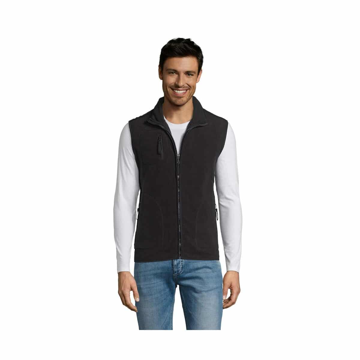 Bezrękawniki z logo – norway uni cardigan 320g norway s51000-bk NORWAY UNI CARDIGAN 320g NORWAY s51000-bk