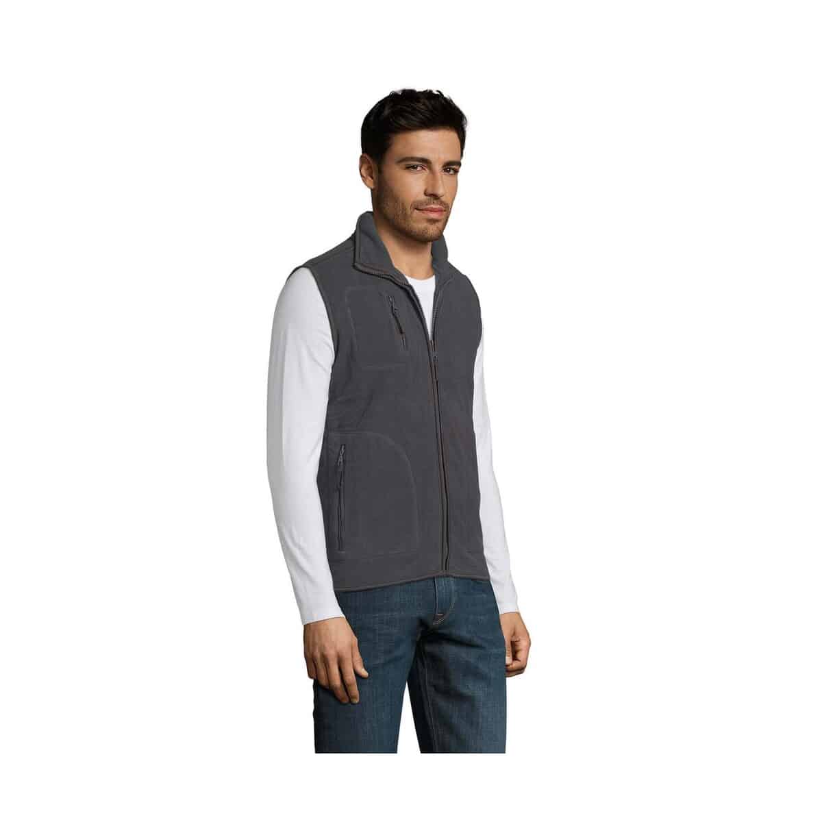 Bezrękawniki z logo – norway uni cardigan 320g norway s51000-cr-side NORWAY UNI CARDIGAN 320g NORWAY s51000-cr-side