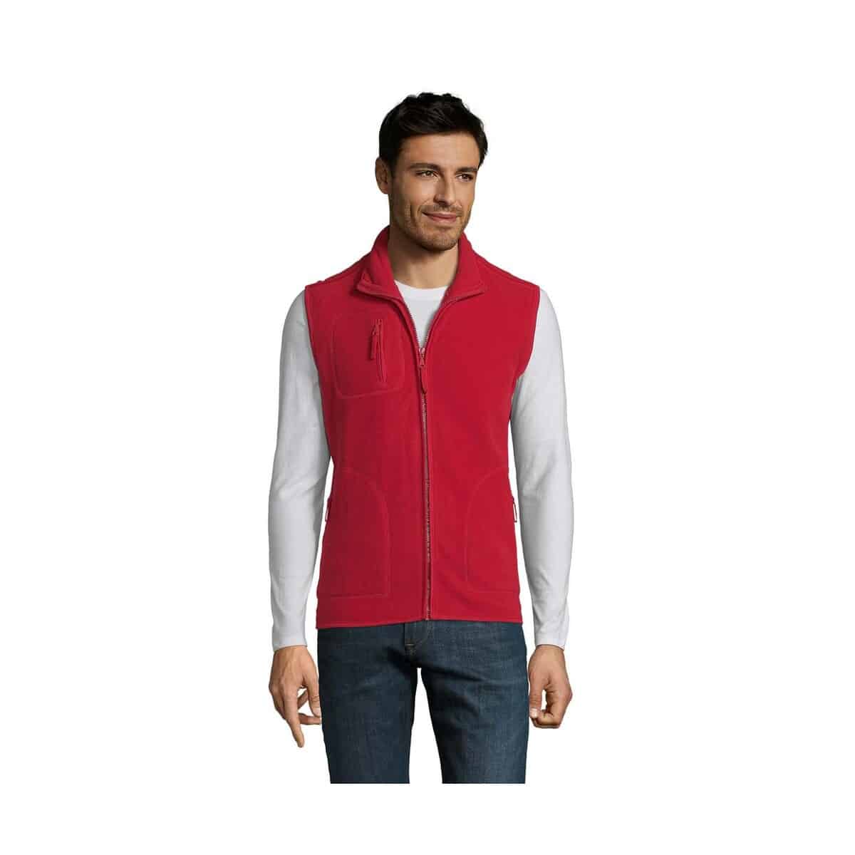 Bezrękawniki z logo – norway uni cardigan 320g norway s51000-rd NORWAY UNI CARDIGAN 320g NORWAY s51000-rd