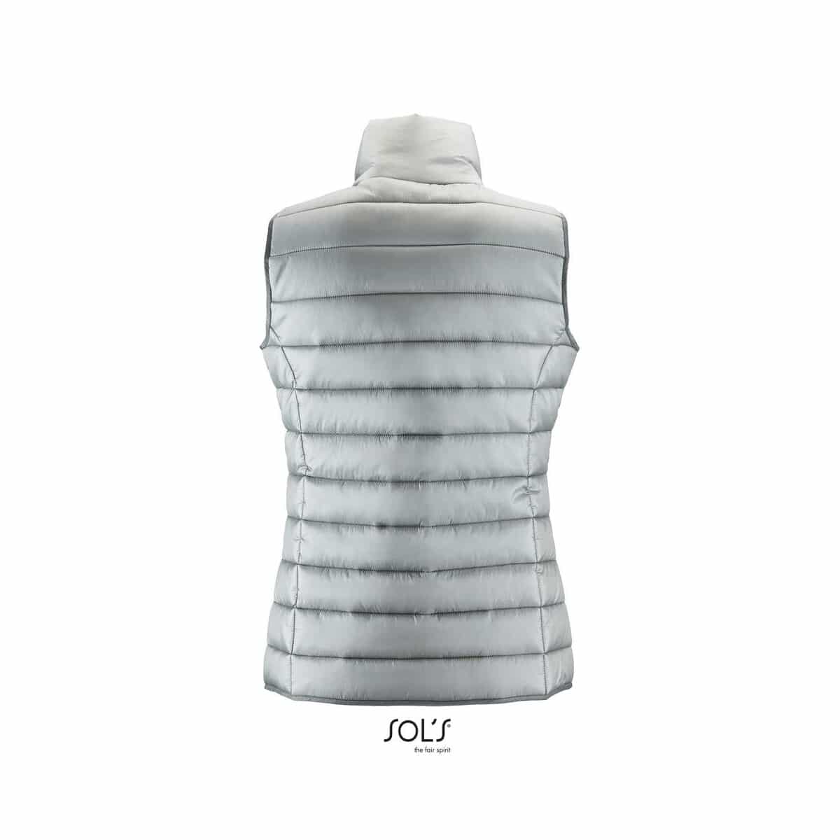 Bezrękawniki z logo – wave damska kamizelka 180g wave women s01437-mg-back WAVE Damska kamizelka 180g WAVE WOMEN s01437-mg-back