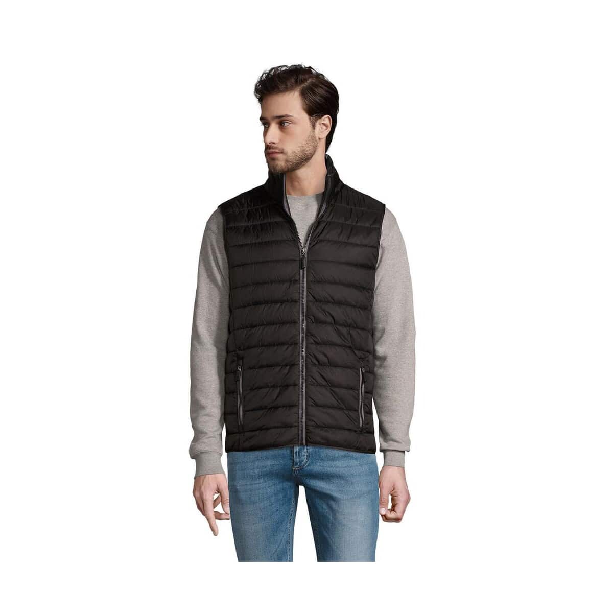 Bezrękawniki z logo – wave men bezrękawnik wave men s01436-bk WAVE MEN Bezrękawnik WAVE MEN s01436-bk