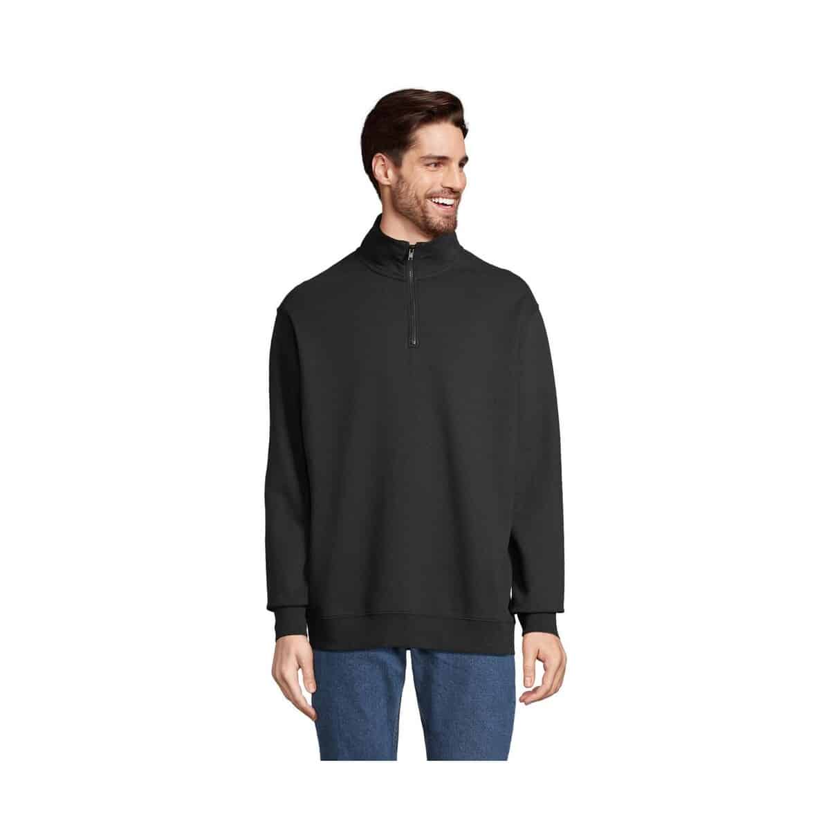 Bluzy z logo – bluza z kołnierzem conrad conrad s04234-bk Bluza z kołnierzem CONRAD CONRAD s04234-bk