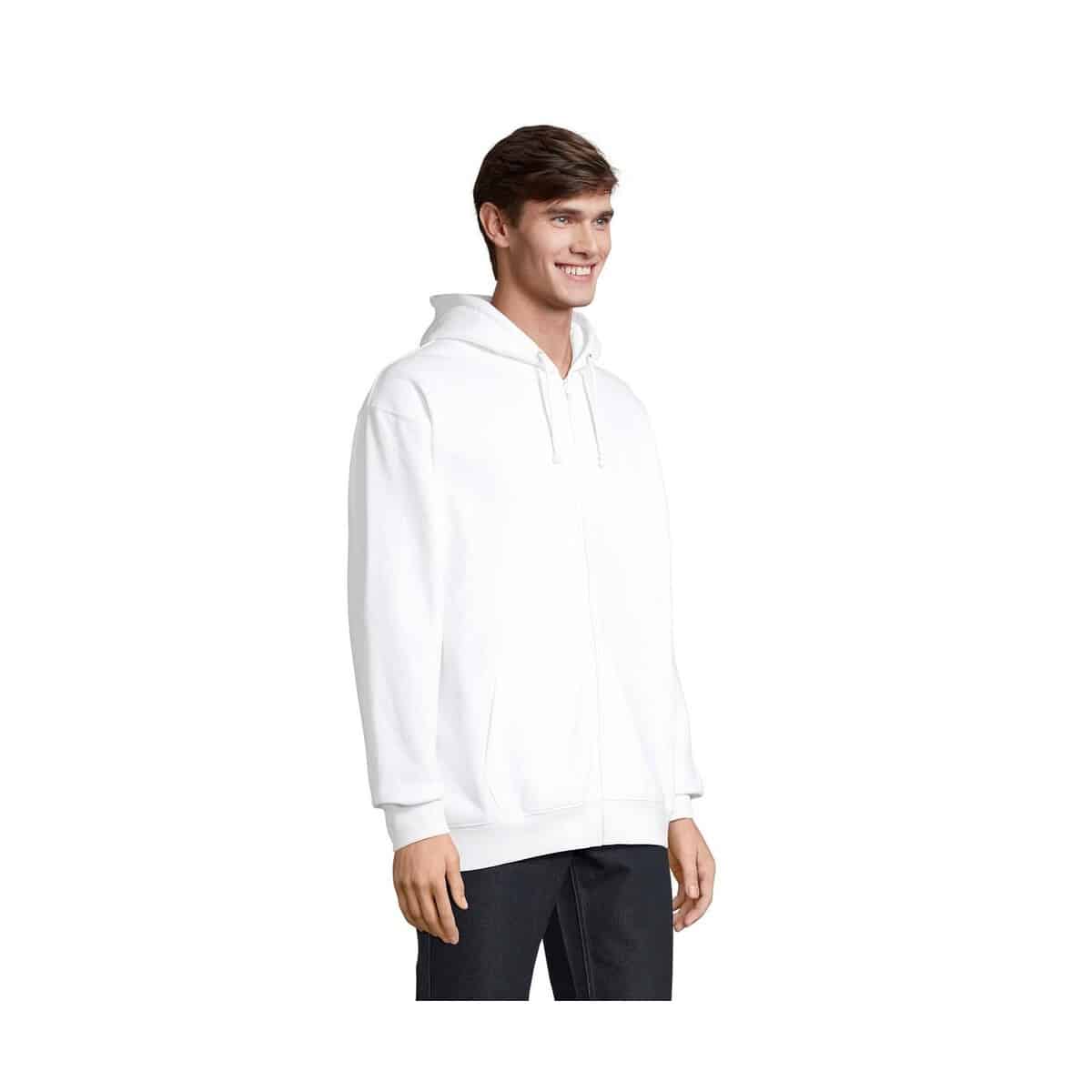 Bluzy z logo – carter bluza z kapturem carter s03812-wh-side CARTER Bluza z kapturem CARTER s03812-wh-side