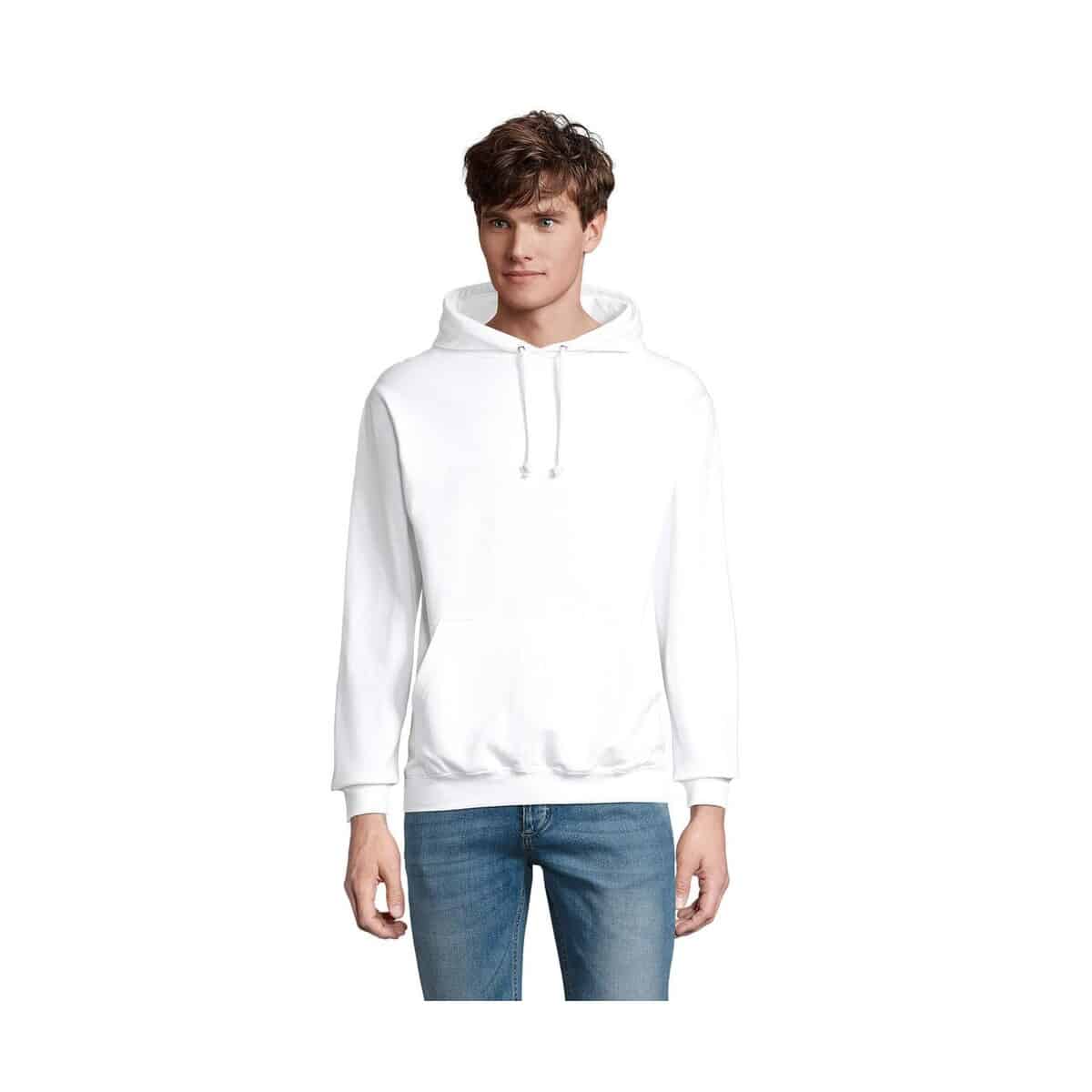 Bluzy z logo – condor uni bluza z kapturem condor s03815-wh CONDOR Uni Bluza z kapturem CONDOR s03815-wh