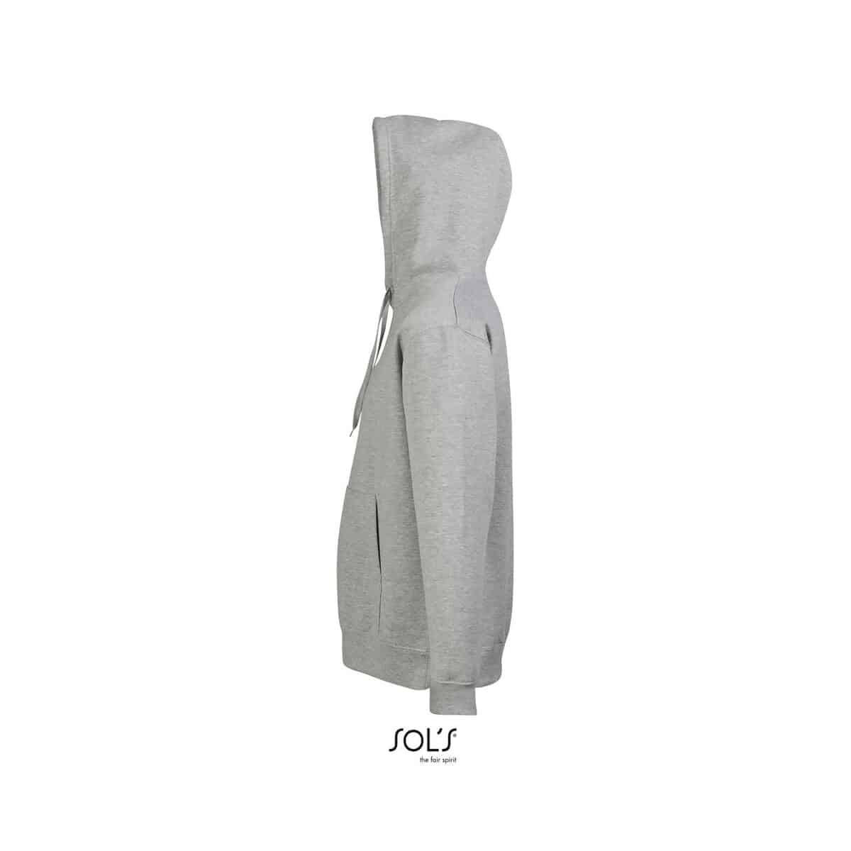 Bluzy z logo – slam uni bluza z kapturem slam s13251-gm-side SLAM Uni Bluza z kapturem SLAM s13251-gm-side