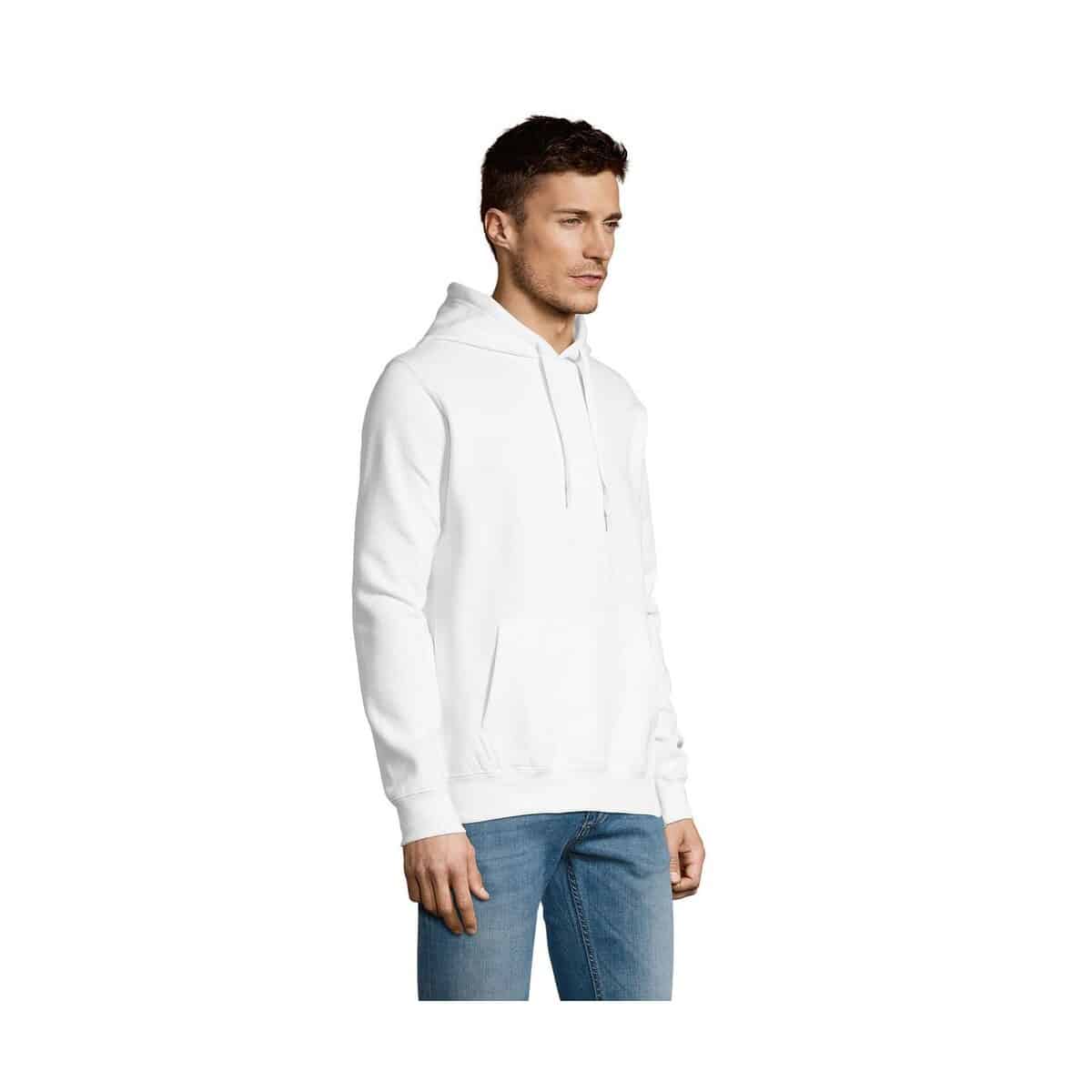 Bluzy z logo – slam uni bluza z kapturem slam s13251-wh-side SLAM Uni Bluza z kapturem SLAM s13251-wh-side