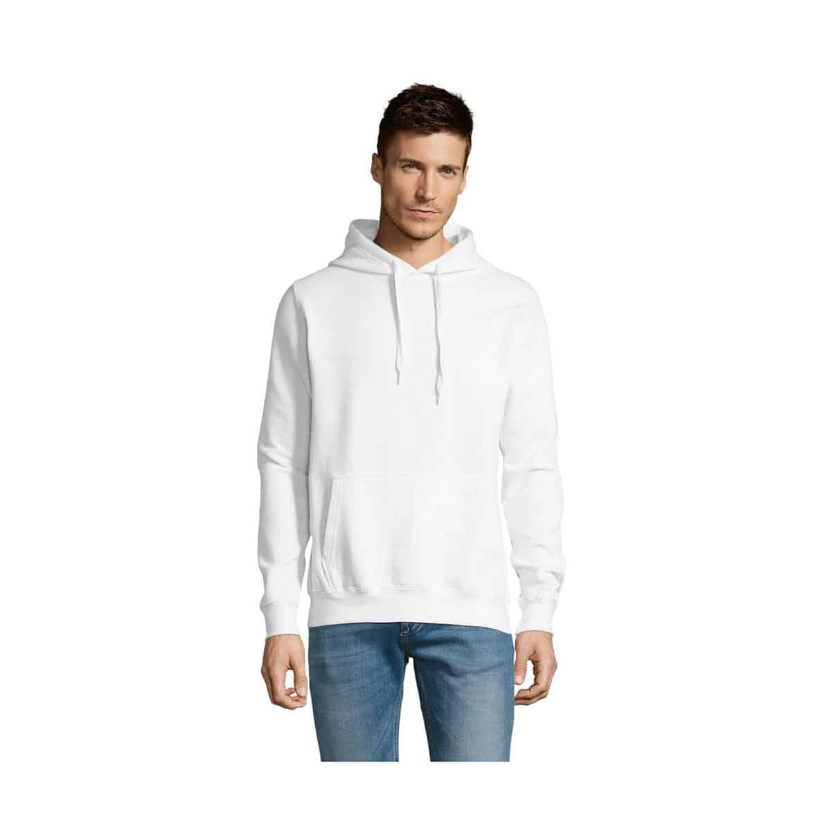 Bluzy z logo – slam uni bluza z kapturem slam s13251-wh SLAM Uni Bluza z kapturem SLAM s13251-wh