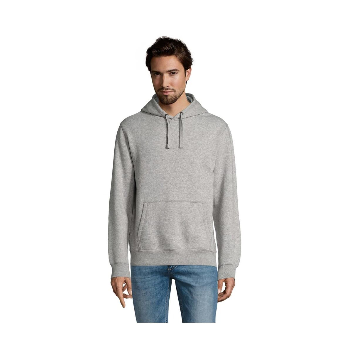Bluzy z logo – spencer męska bluza 280g spencer s02991-gy SPENCER męska bluza 280g SPENCER s02991-gy