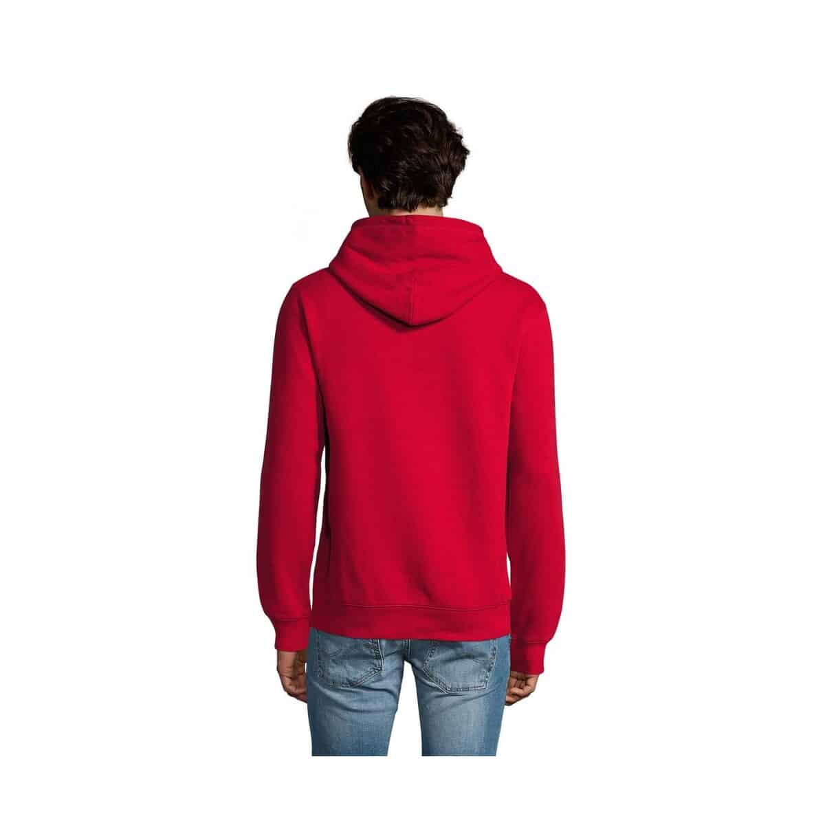 Bluzy z logo – spencer męska bluza 280g spencer s02991-rd-back SPENCER męska bluza 280g SPENCER s02991-rd-back
