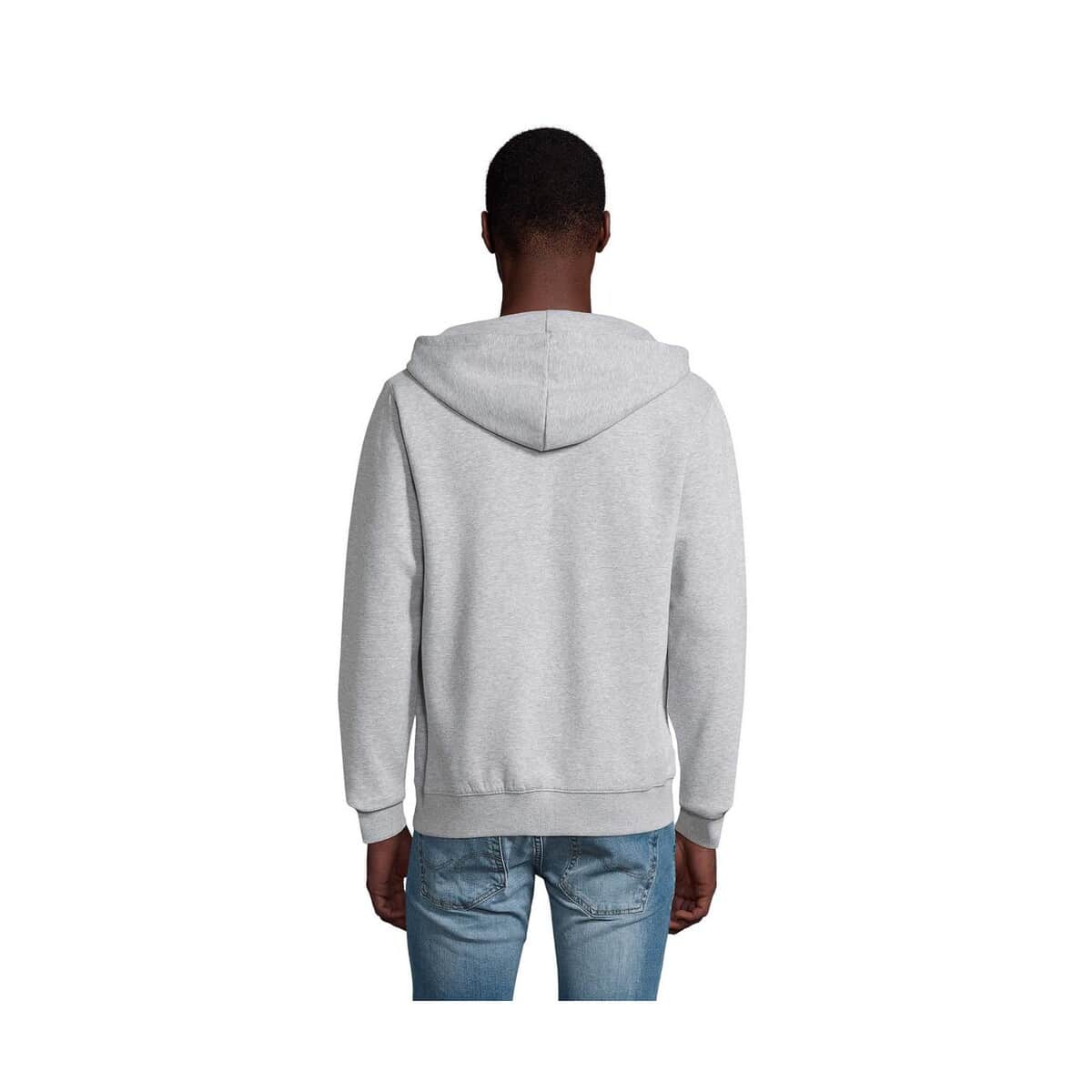 Bluzy z logo – spike hood męskie 280gr spike men s03105-gy-back SPIKE HOOD Męskie 280gr SPIKE MEN s03105-gy-back