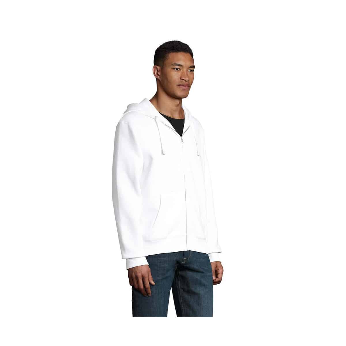 Bluzy z logo – spike hood męskie 280gr spike men s03105-wh-side SPIKE HOOD Męskie 280gr SPIKE MEN s03105-wh-side