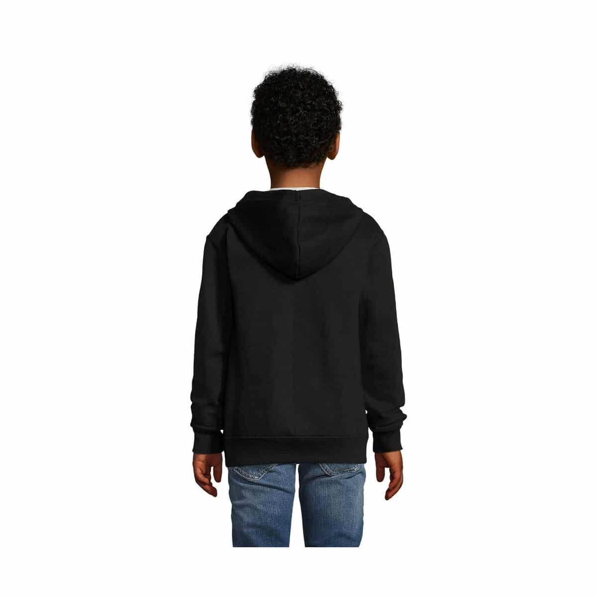 Bluzy z logo – stone dziecięcy hoodie stone kids s02092-bk-back STONE Dziecięcy hoodie STONE KIDS s02092-bk-back