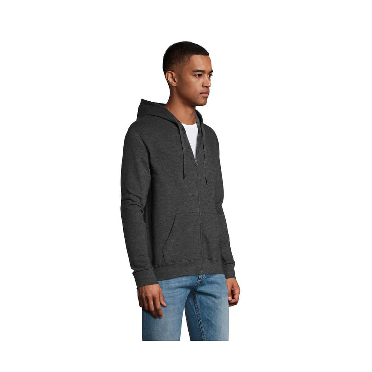 Bluzy z logo – stone uni hoodie 260g stone s01714-ce-side STONE UNI HOODIE 260g STONE s01714-ce-side