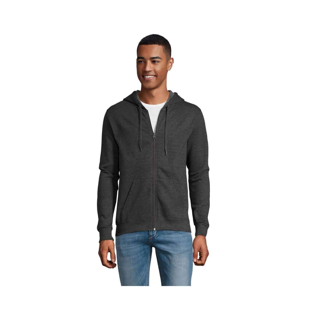 Bluzy z logo – stone uni hoodie 260g stone s01714-ce STONE UNI HOODIE 260g STONE s01714-ce