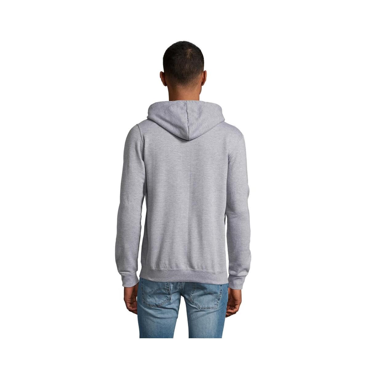 Bluzy z logo – stone uni hoodie 260g stone s01714-gy-back STONE UNI HOODIE 260g STONE s01714-gy-back