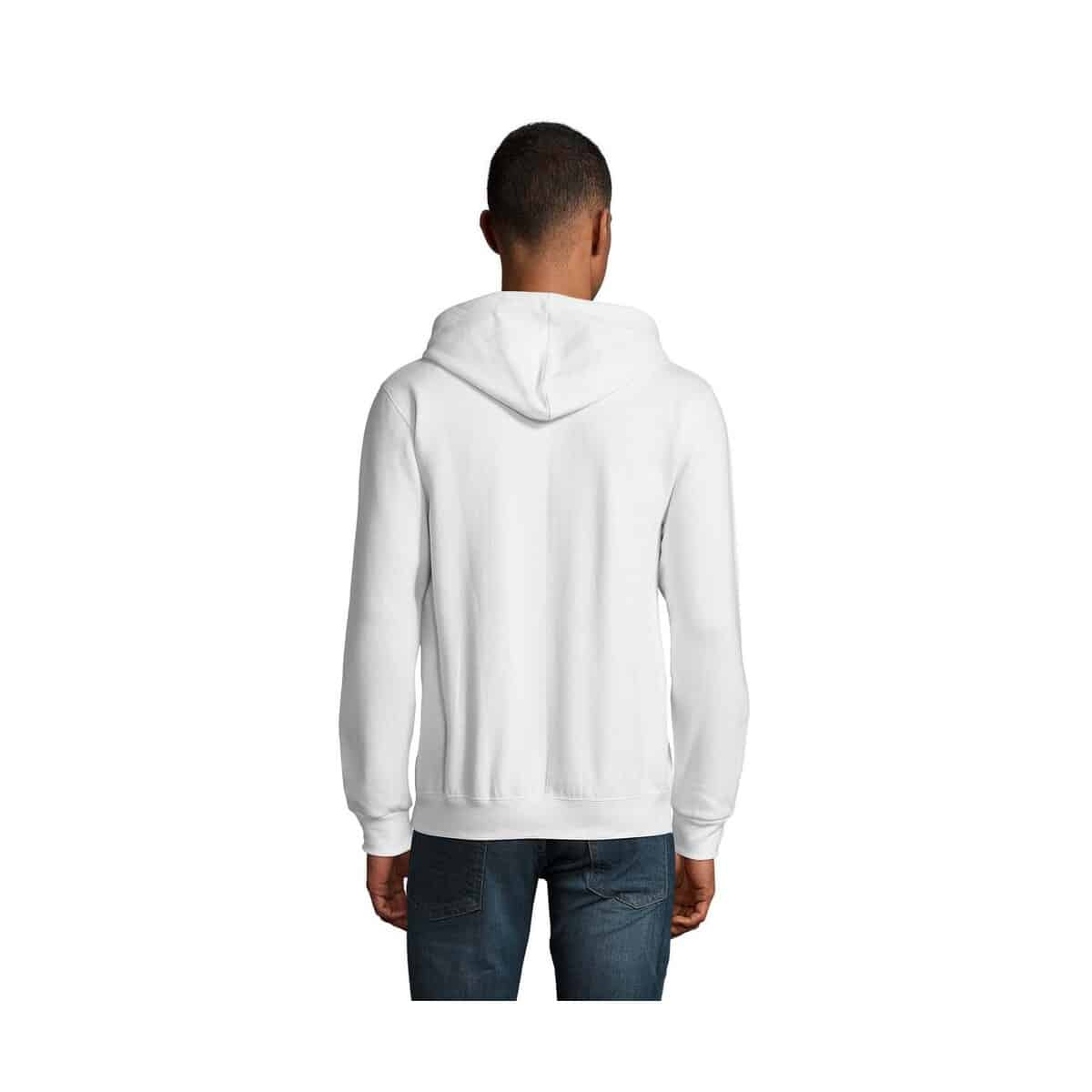 Bluzy z logo – stone uni hoodie 260g stone s01714-wh-back STONE UNI HOODIE 260g STONE s01714-wh-back