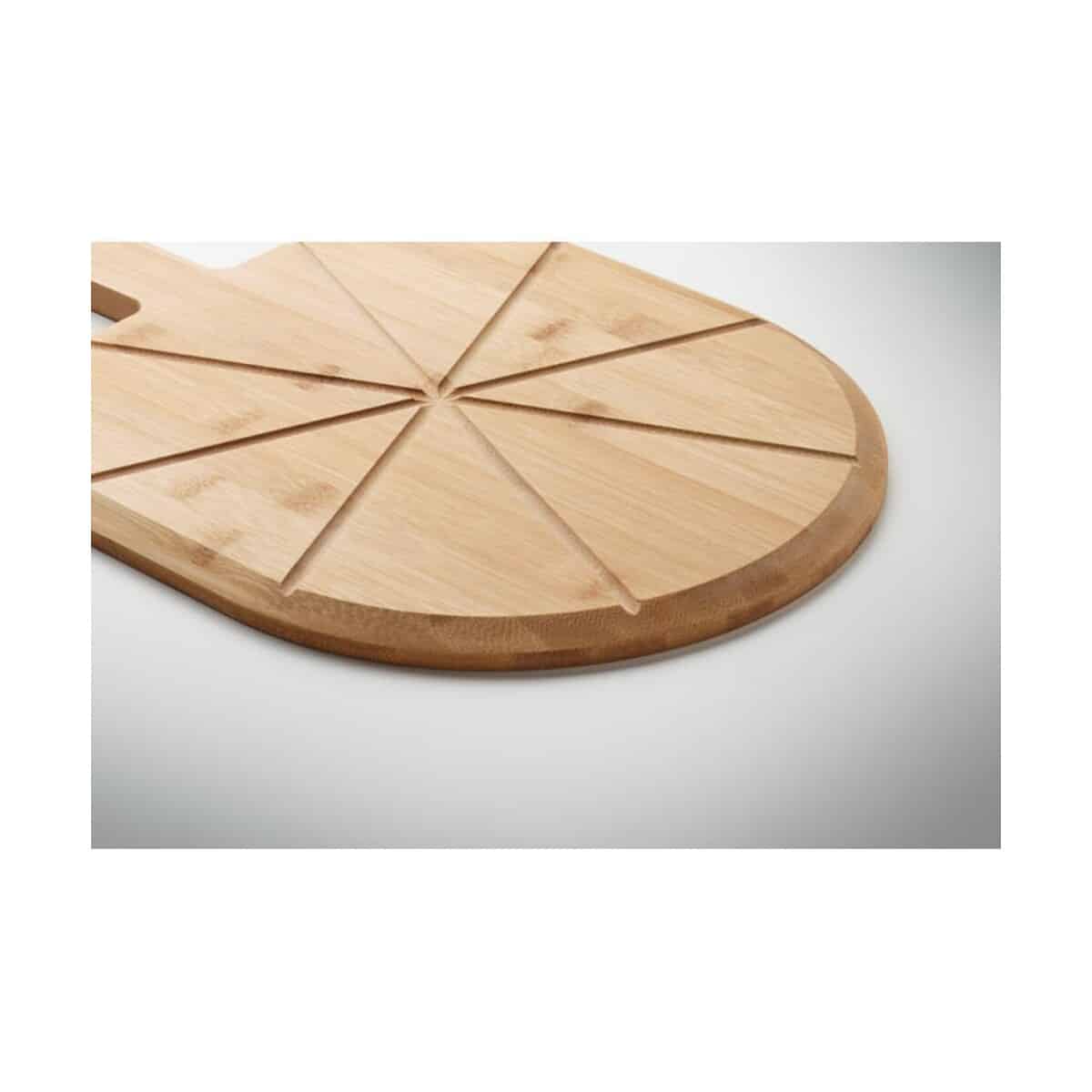 Deski do krojenia z logo – bambusowa deska i nóż do pizzy napolitana mo3202-40-top Bambusowa deska i nóż do pizzy NAPOLITANA mo3202-40-top