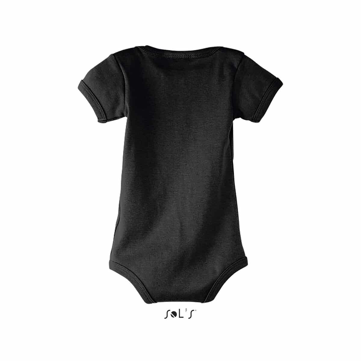 Gadżety tekstylne z logo – bambino dziecięce body 180g bambino s00583-bk-back BAMBINO Dziecięce body 180g BAMBINO s00583-bk-back