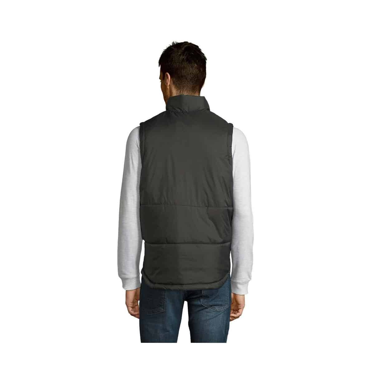 Kamizelki z logo – pikowana kamizelka warm warm s44002-cr-back Pikowana kamizelka WARM WARM s44002-cr-back