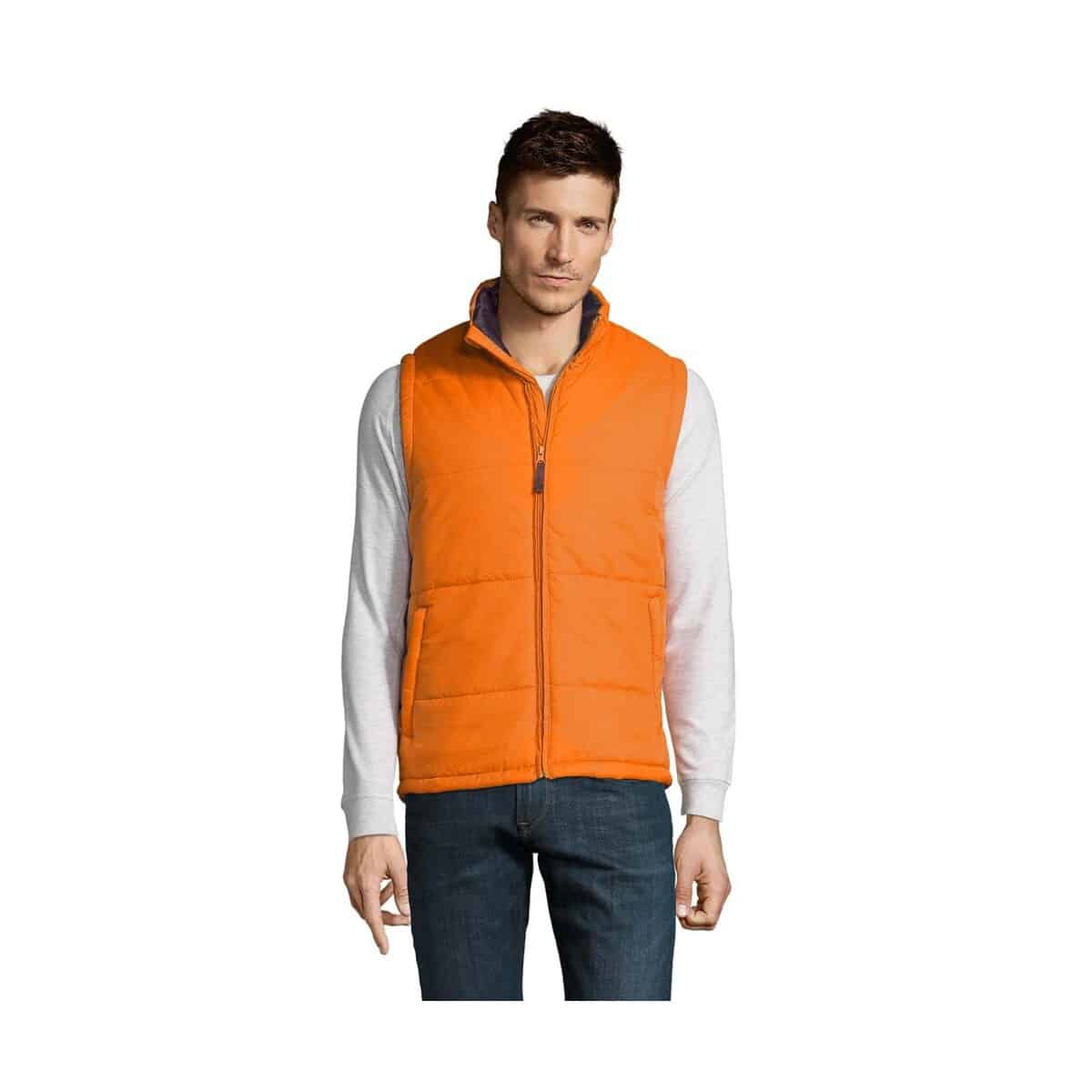 Kamizelki z logo – pikowana kamizelka warm warm s44002-or Pikowana kamizelka WARM WARM s44002-or