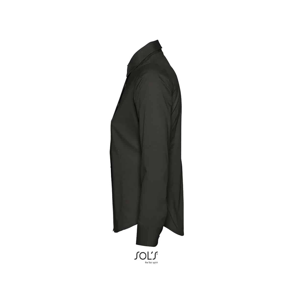 Koszule z logo – eden damska koszula 140g eden s17015-bk-side EDEN damska koszula 140g EDEN s17015-bk-side