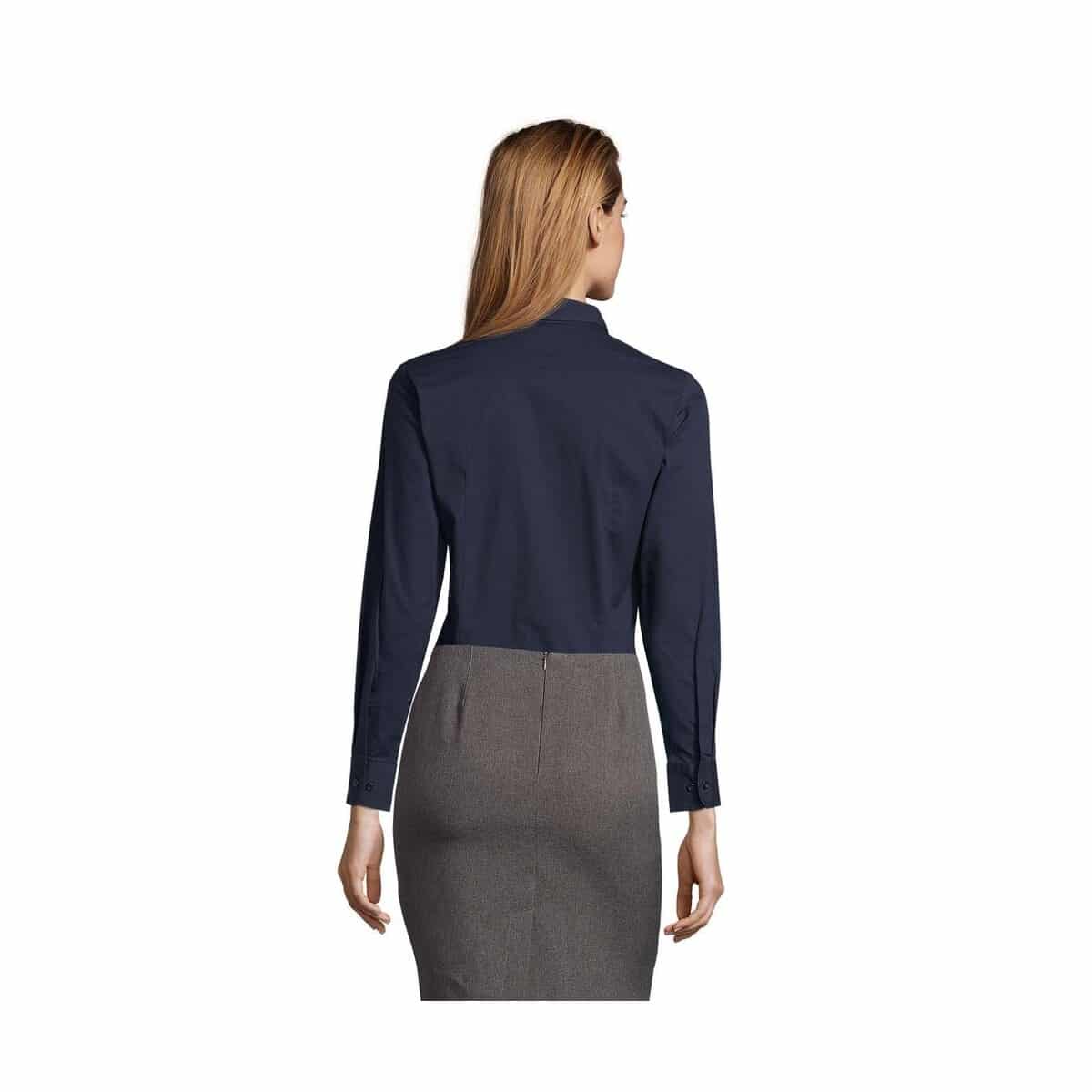 Koszule z logo – eden damska koszula 140g eden s17015-ef-back EDEN damska koszula 140g EDEN s17015-ef-back