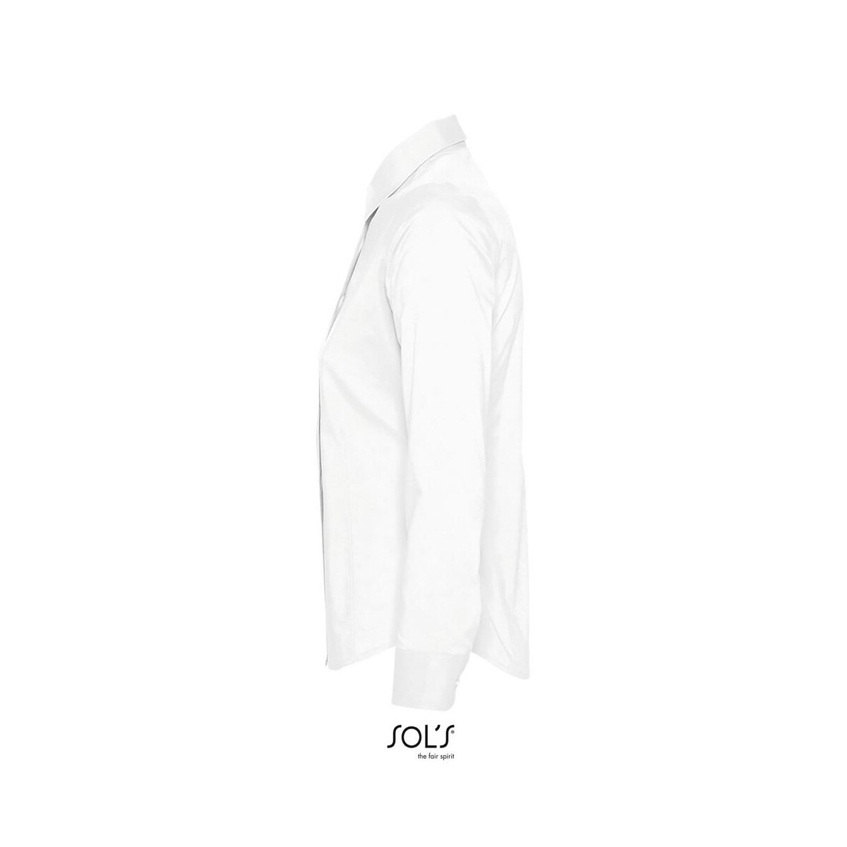 Koszule z logo – eden damska koszula 140g eden s17015-wh-side EDEN damska koszula 140g EDEN s17015-wh-side