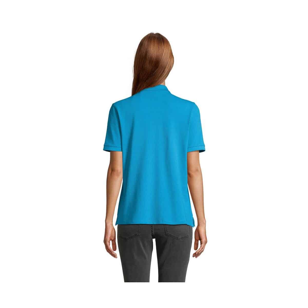 Koszulki polo z logo – pacific women polo pacific women s04440-aq-back PACIFIC WOMEN POLO PACIFIC WOMEN s04440-aq-back