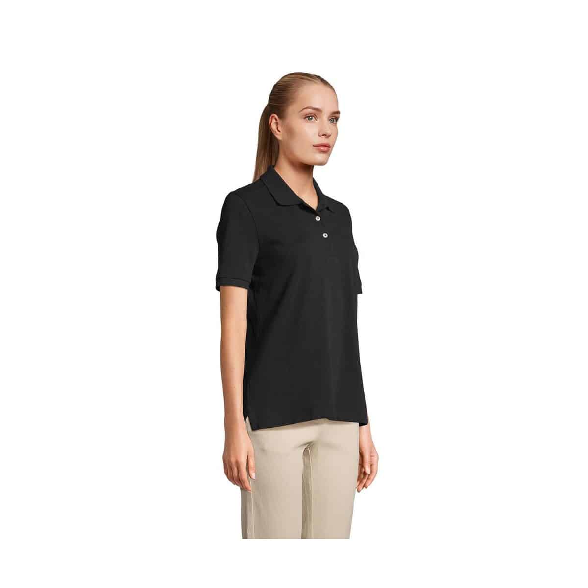 Koszulki polo z logo – pacific women polo pacific women s04440-bk-side PACIFIC WOMEN POLO PACIFIC WOMEN s04440-bk-side