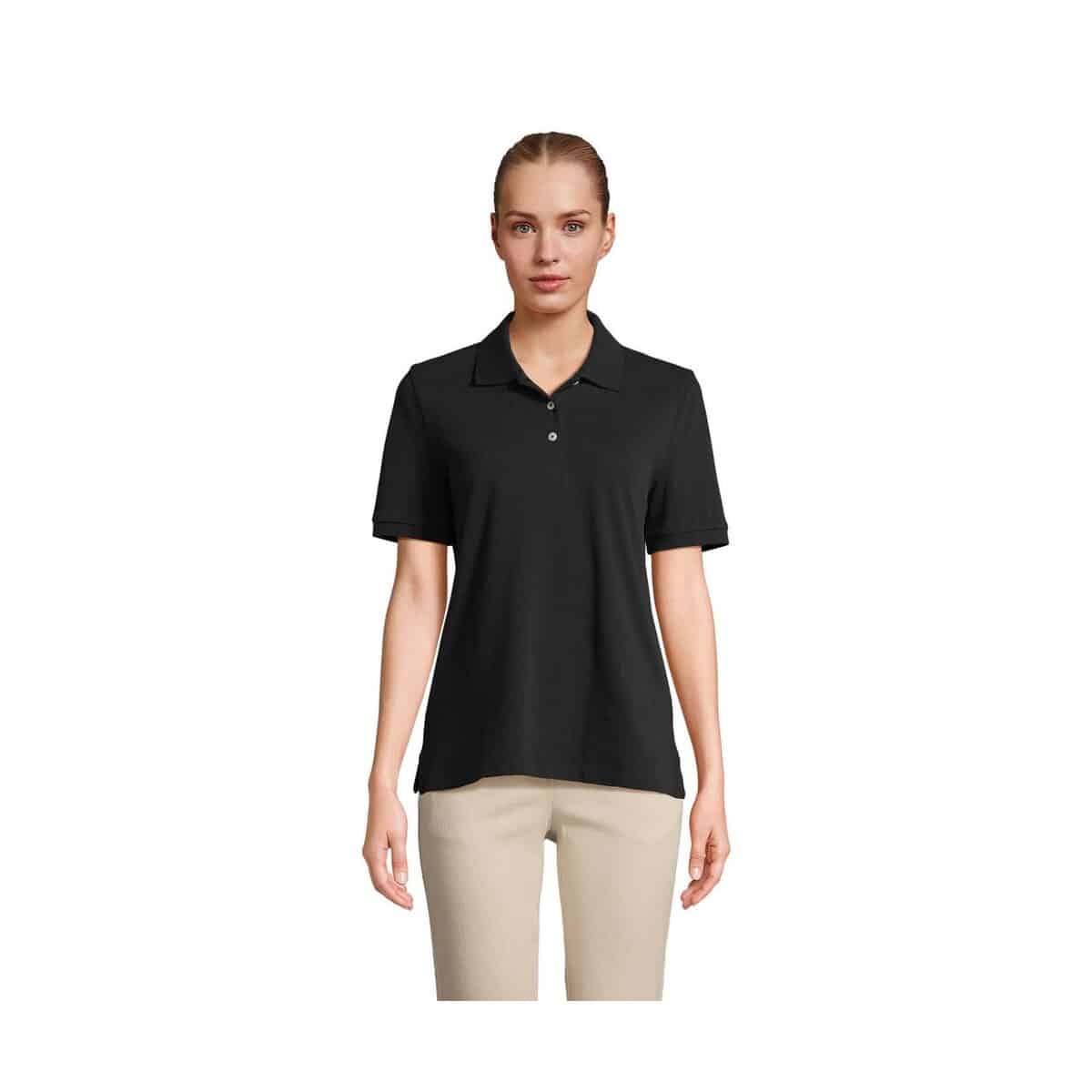 Koszulki polo z logo – pacific women polo pacific women s04440-bk PACIFIC WOMEN POLO PACIFIC WOMEN s04440-bk