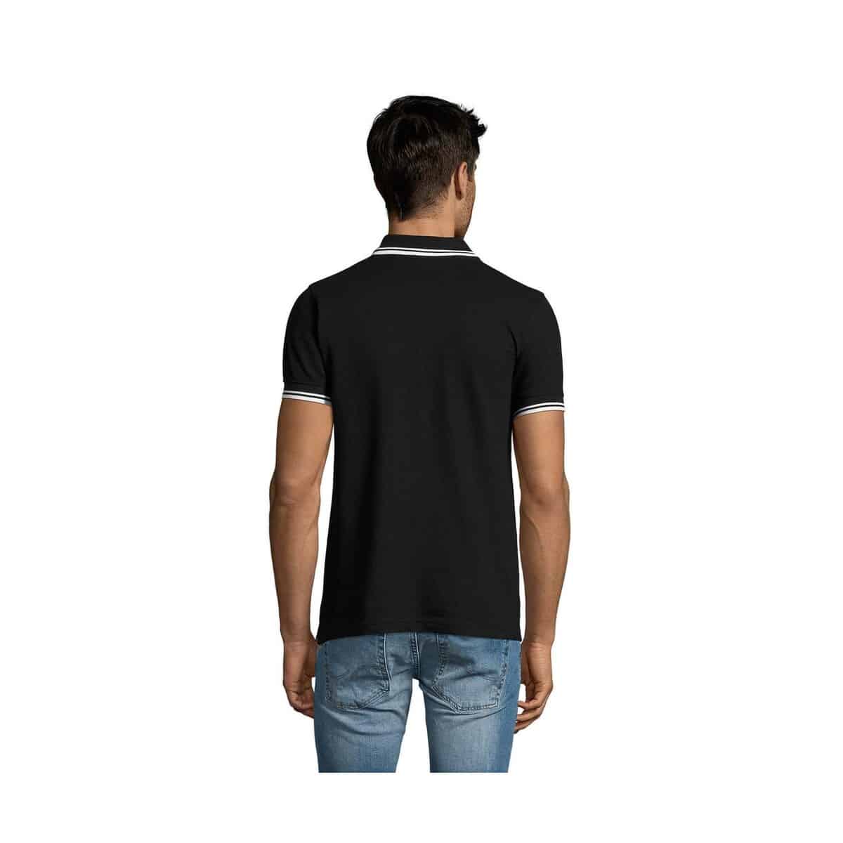 Koszulki polo z logo – pasadena męskie polo 200g pasadena men s00577-bc-back PASADENA męskie polo 200g PASADENA MEN s00577-bc-back