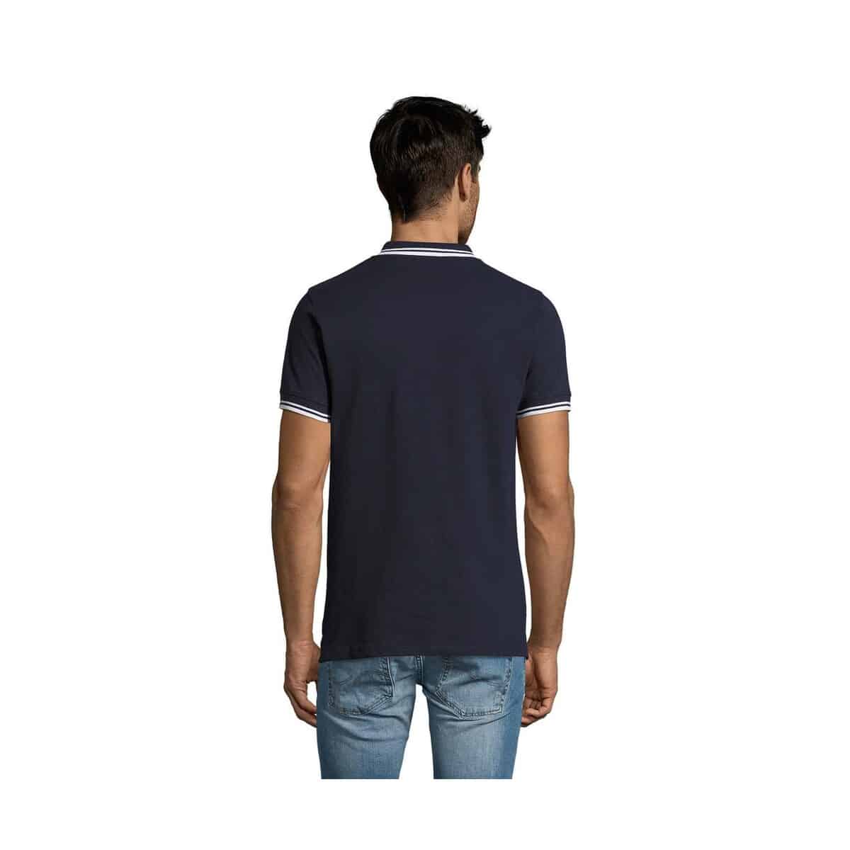 Koszulki polo z logo – pasadena męskie polo 200g pasadena men s00577-fw-back PASADENA męskie polo 200g PASADENA MEN s00577-fw-back