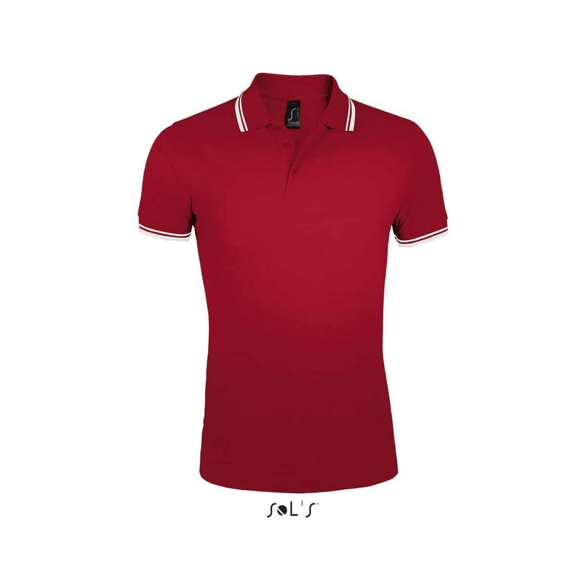 Koszulki polo z logo – pasadena męskie polo 200g pasadena men s00577-re PASADENA męskie polo 200g PASADENA MEN s00577-re