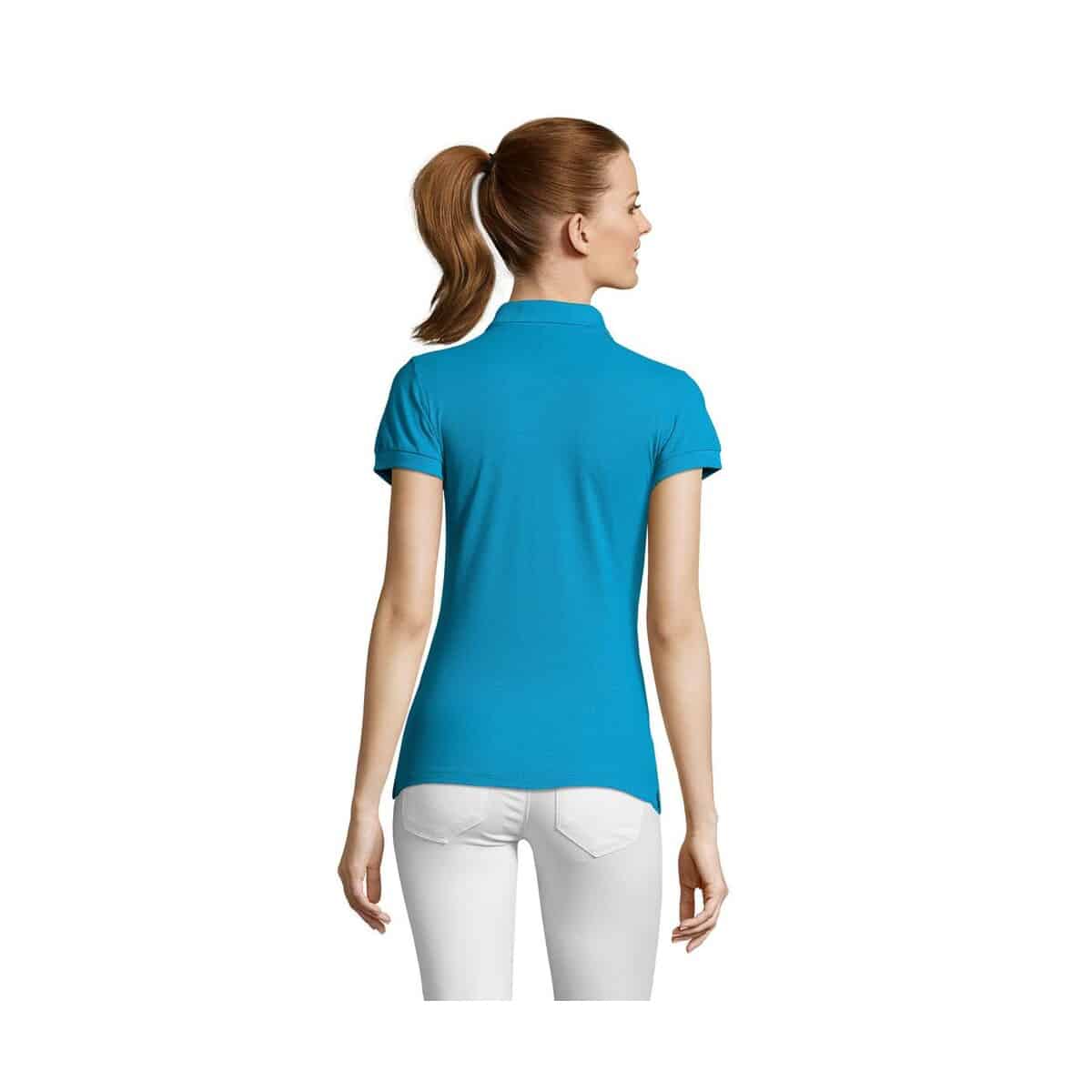 Koszulki polo z logo – passion damskie polo 170g passion s11338-aq-back PASSION Damskie POLO 170g PASSION s11338-aq-back
