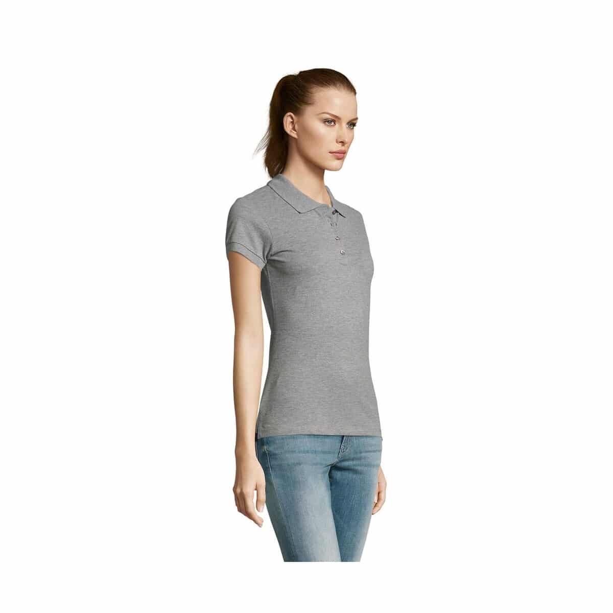 Koszulki polo z logo – passion damskie polo 170g passion s11338-gy-side PASSION Damskie POLO 170g PASSION s11338-gy-side