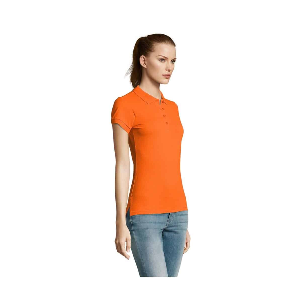 Koszulki polo z logo – passion damskie polo 170g passion s11338-or-side PASSION Damskie POLO 170g PASSION s11338-or-side