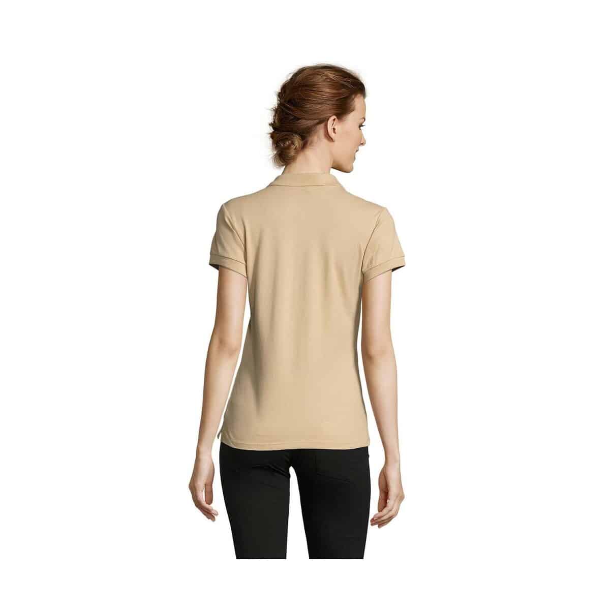 Koszulki polo z logo – people damskie polo 210g people s11310-sa-back PEOPLE Damskie POLO 210g PEOPLE s11310-sa-back