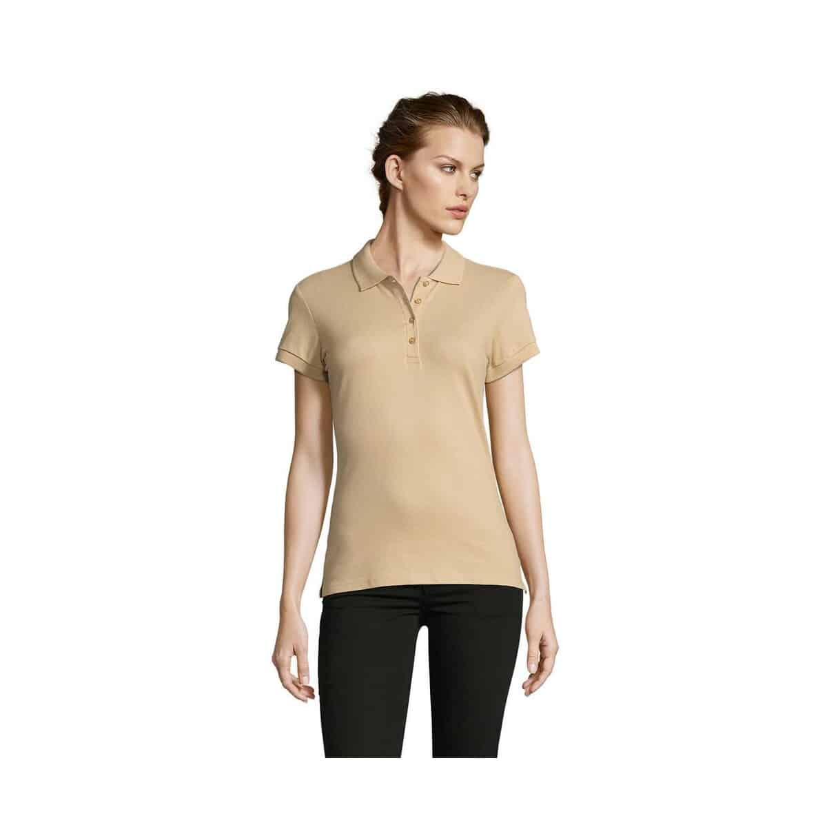 Koszulki polo z logo – people damskie polo 210g people s11310-sa PEOPLE Damskie POLO 210g PEOPLE s11310-sa