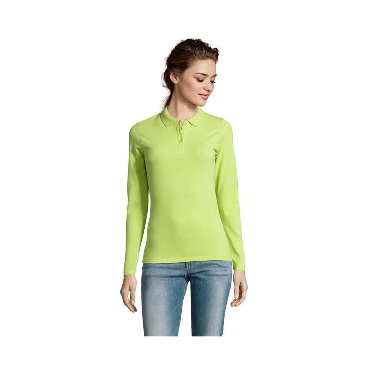 Koszulki polo z logo – perfect damskie lsl polo180 perfect lsl women s02083-ag PERFECT Damskie LSL POLO180 PERFECT LSL WOMEN s02083-ag
