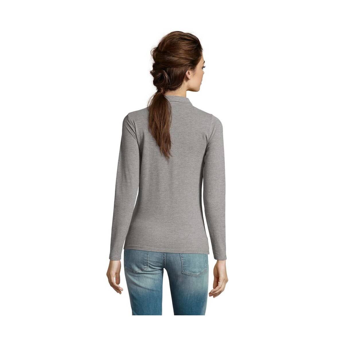 Koszulki polo z logo – perfect damskie lsl polo180 perfect lsl women s02083-gy-back PERFECT Damskie LSL POLO180 PERFECT LSL WOMEN s02083-gy-back