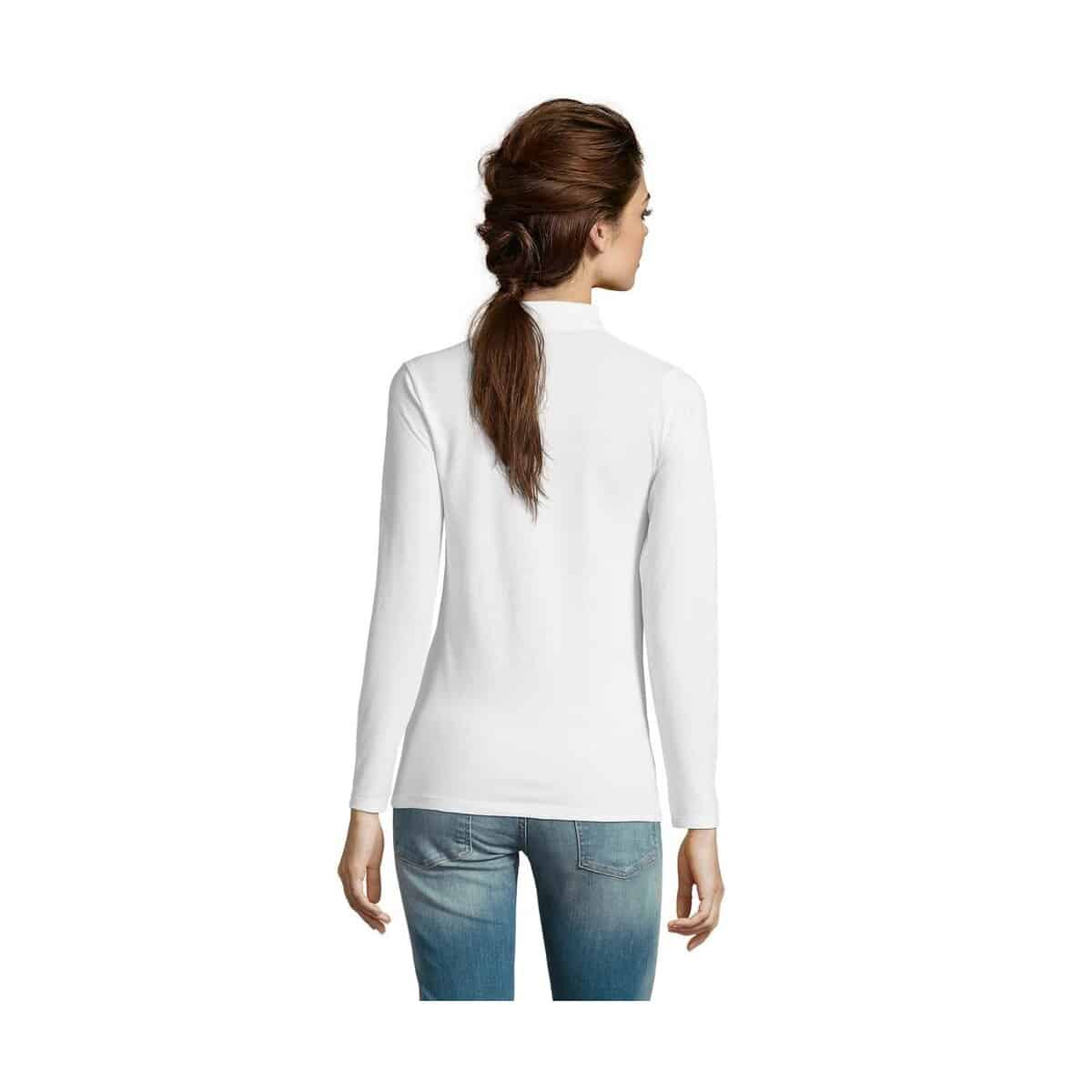 Koszulki polo z logo – perfect damskie lsl polo180 perfect lsl women s02083-wh-back PERFECT Damskie LSL POLO180 PERFECT LSL WOMEN s02083-wh-back