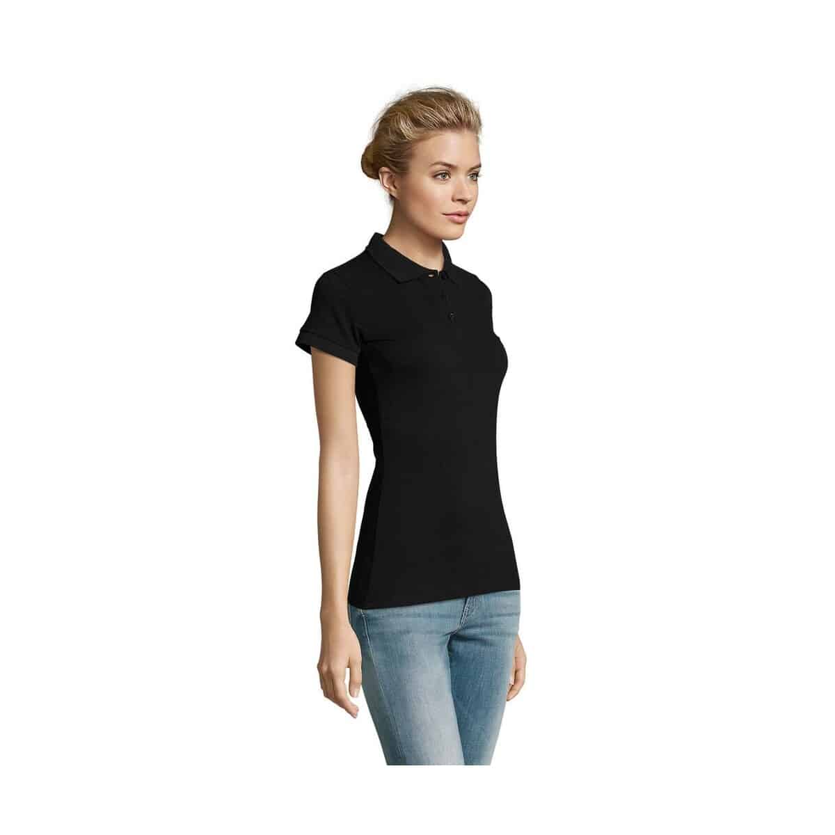 Koszulki polo z logo – perfect damskie polo 180g perfect women s11347-bk-side PERFECT Damskie POLO 180g PERFECT WOMEN s11347-bk-side