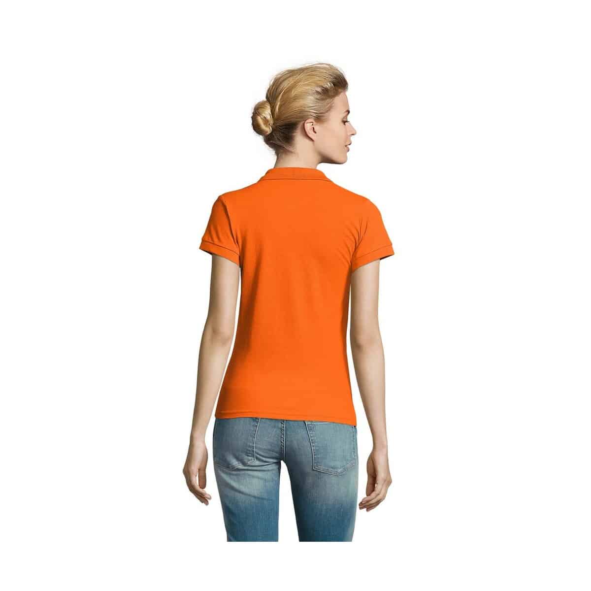 Koszulki polo z logo – perfect damskie polo 180g perfect women s11347-or-back PERFECT Damskie POLO 180g PERFECT WOMEN s11347-or-back