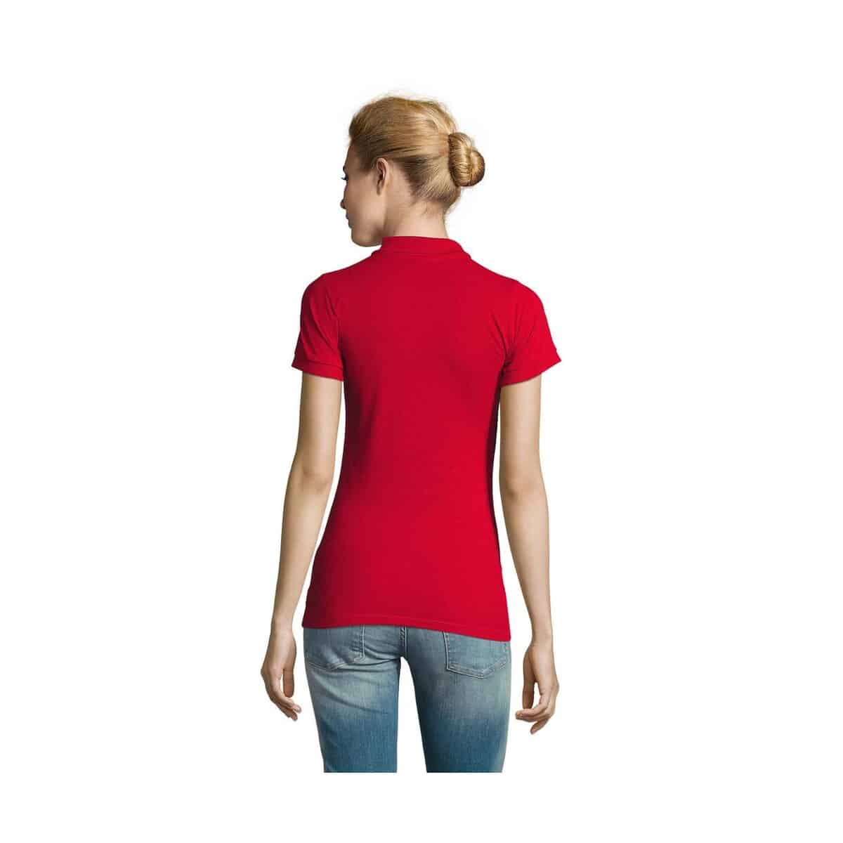 Koszulki polo z logo – perfect damskie polo 180g perfect women s11347-rd-back PERFECT Damskie POLO 180g PERFECT WOMEN s11347-rd-back