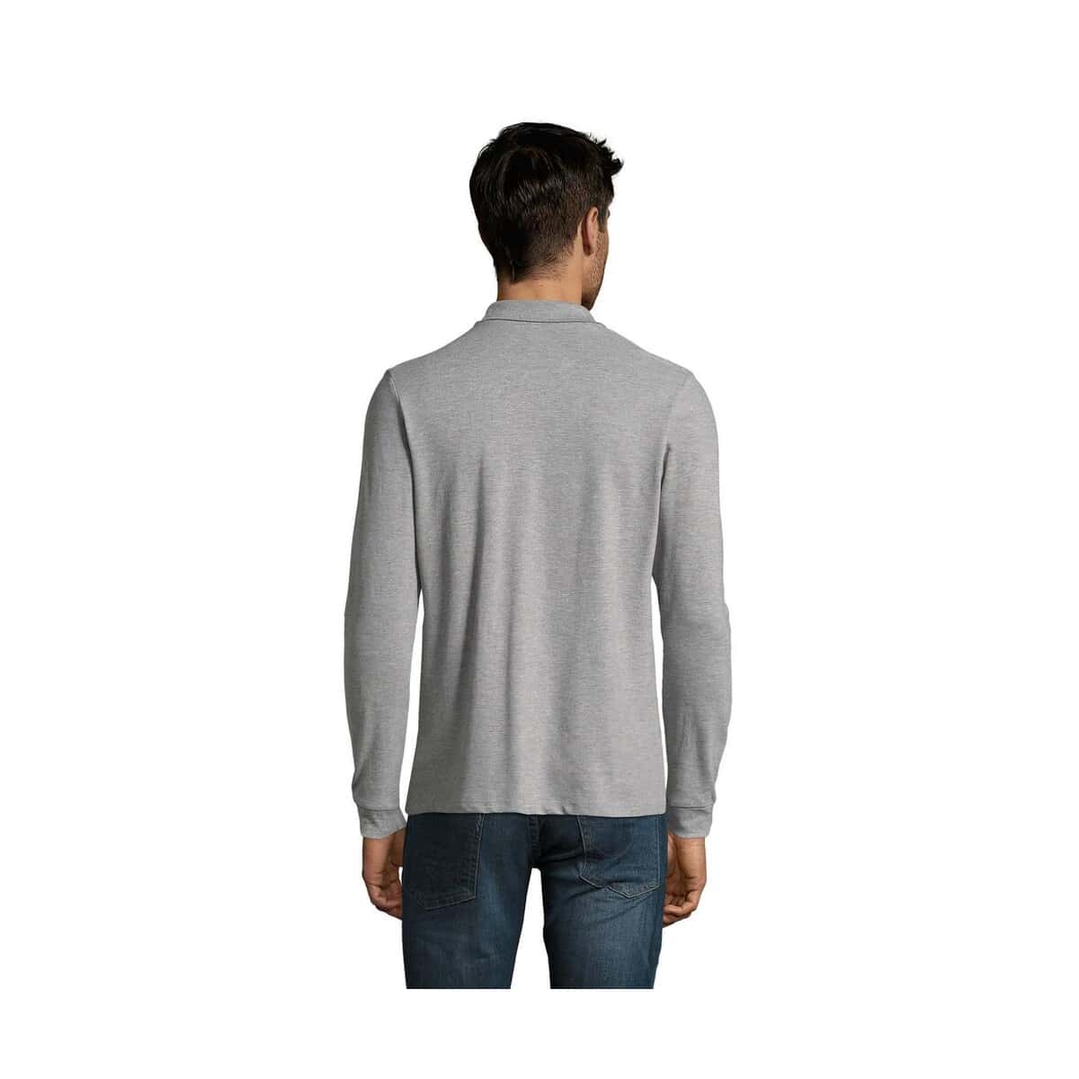 Koszulki polo z logo – perfect men lsl polo 180g perfect lsl men s02087-gy-back PERFECT MEN LSL POLO 180g PERFECT LSL MEN s02087-gy-back