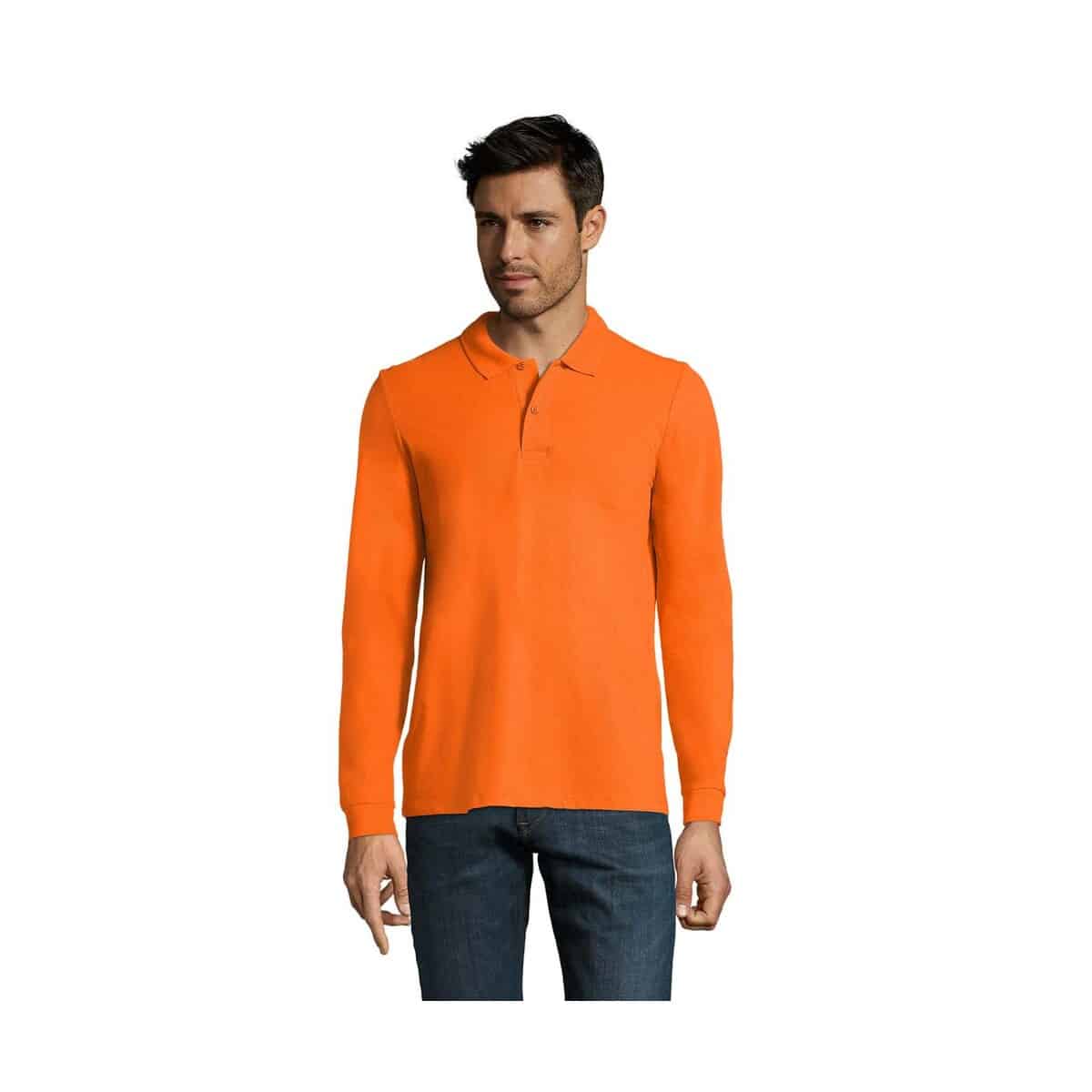Koszulki polo z logo – perfect men lsl polo 180g perfect lsl men s02087-or PERFECT MEN LSL POLO 180g PERFECT LSL MEN s02087-or